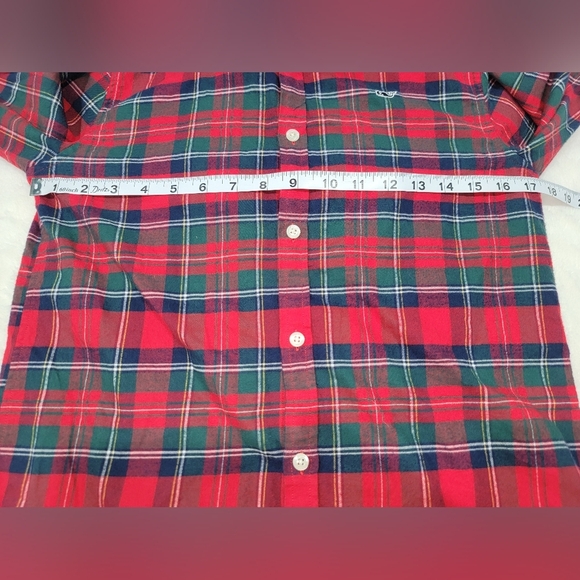 Vineyard Vines Red and Green Plaid Button Down Shirt - Picture 4 of 9